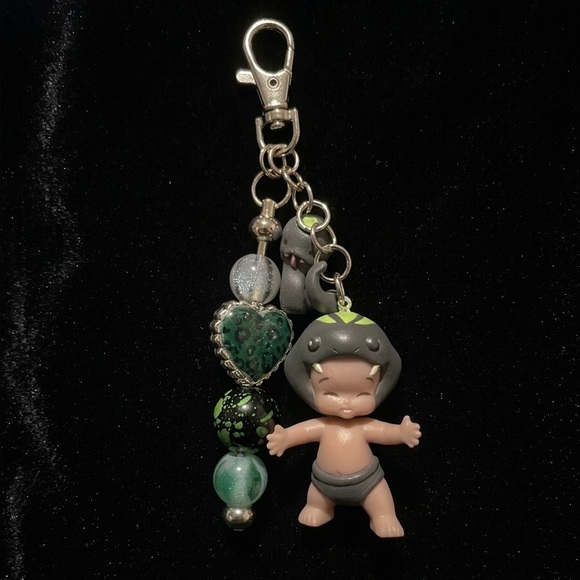 twozies Accessories - Twosies “Baby Snake & Pet Snake” Keychain with Beads custom by Joelle